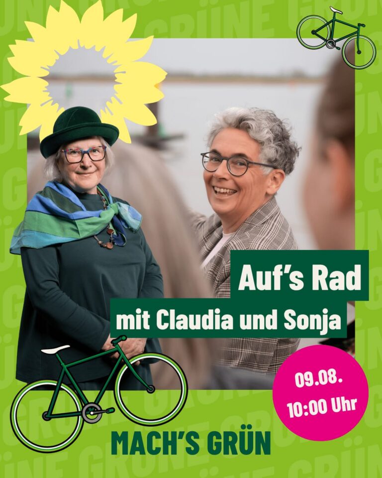 Auf`s Rad mit Claudia und Sonja